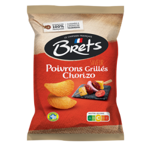 brets grilled pepper and chorizo chips 125gr