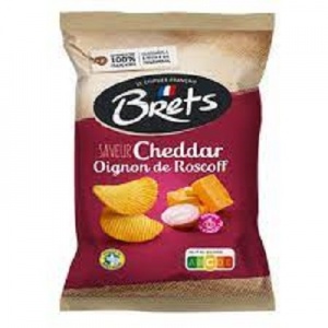 brets cheddar and roscoff oignon chips 125gr