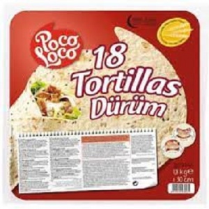 Wheat Fajitas 15cm X 18