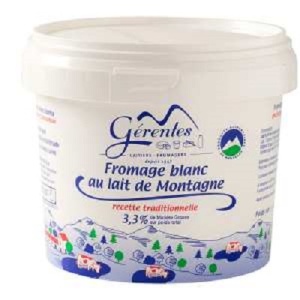 Fromage blanc 20% 1KG gerentes