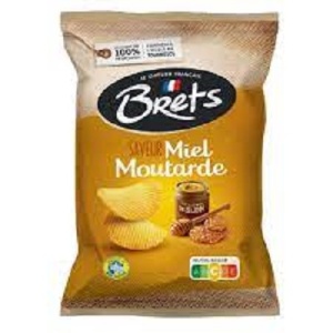 Brets honey mustard chips 125gr
