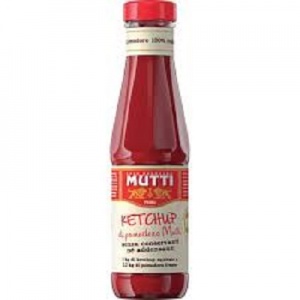 mutti glass bottle ketchup 340gr