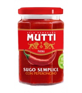 mutti tomato and chili pepper sauce 280gr