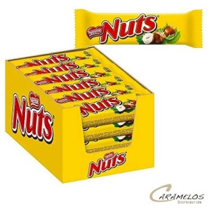 Nuts hazelnut chocolate bar 24 X 42 GR