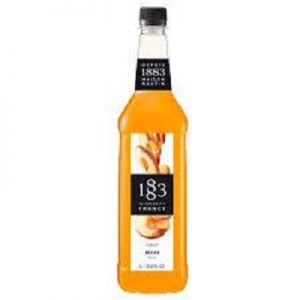 1883 peach syrup 1 litre