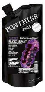 Ponthier blackcurrant puree 1l