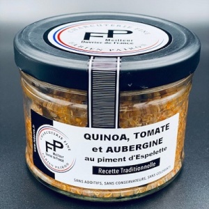 quinoa tomato eggplant espelette pepper 350gr fp