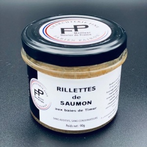 salmon rillettes with timur berries 90gr fp