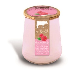 Yoghurt - raspberry flavour 125g glass pot